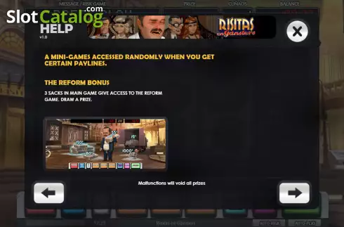 Скрин5. Risitas en Gansters! слот