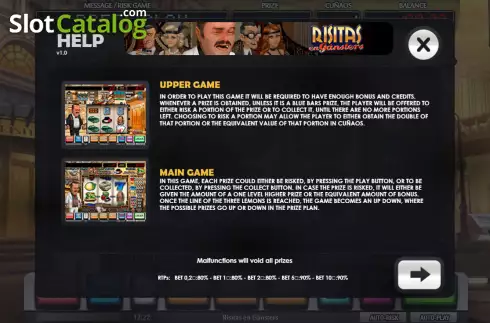 Скрин4. Risitas en Gansters! слот