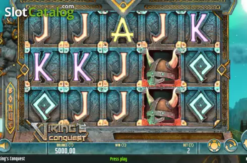 Скрин2. Vikings Conquest слот