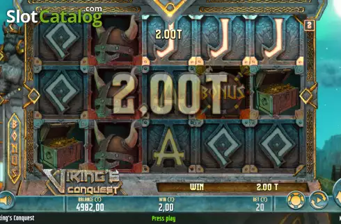 Скрин3. Vikings Conquest слот