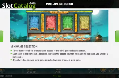 Скрин6. Vikings Conquest слот