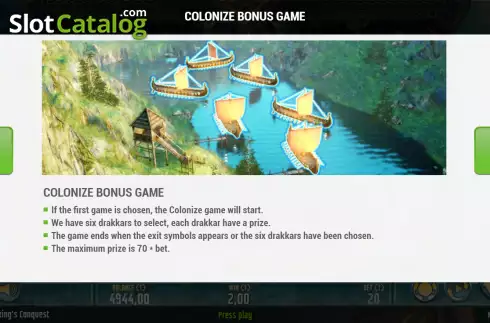 Скрин7. Vikings Conquest слот