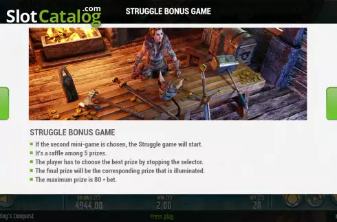 Скрин8. Vikings Conquest слот