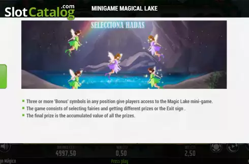 Скрин6. Magical Lake слот