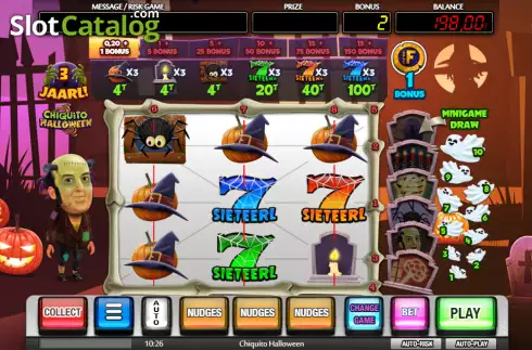 Скрин3. Chiquito Halloween слот