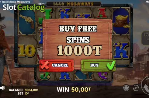 Скрин4. Far West Mania Megaways слот