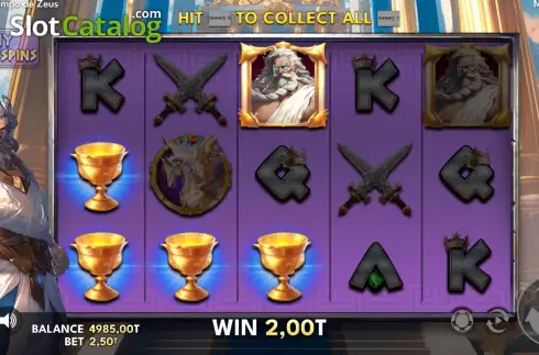 Скрин3. Olimpo de Zeus слот