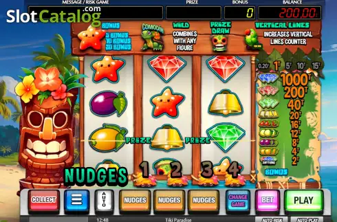 Скрин2. Tiki Paradise (MGA Games) слот