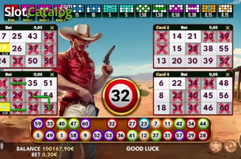 Скрин2. Lejano Oeste Bingo слот