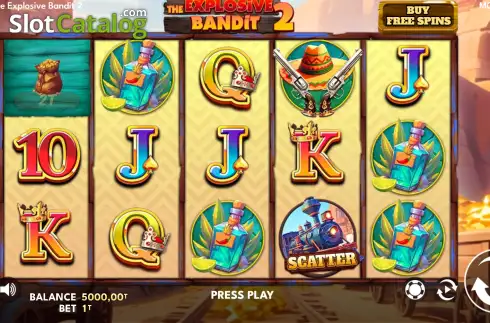 Скрин2. The Explosive Bandit 2 слот
