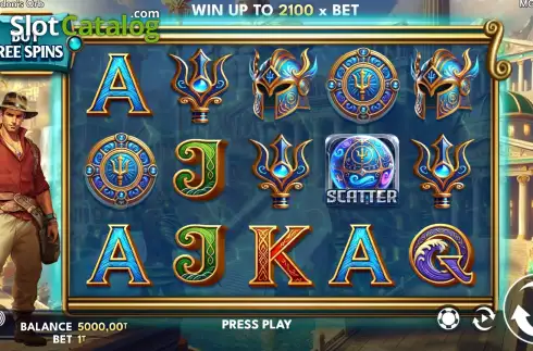 Скрин2. Poseidon's Orb слот