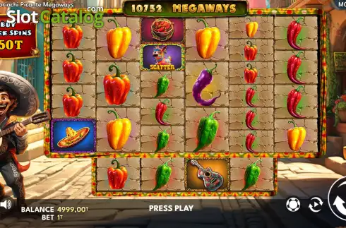 Скрин2. Spicy Mariachi Megaways слот