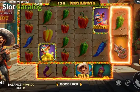 Скрин3. Spicy Mariachi Megaways слот