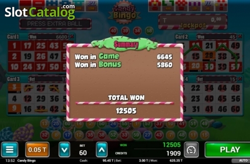 Скрин6. Candy Bingo (MGA) слот