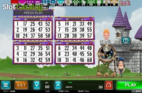 Скрин2. Castle Bingo слот