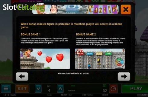 Скрин5. Castle Bingo слот