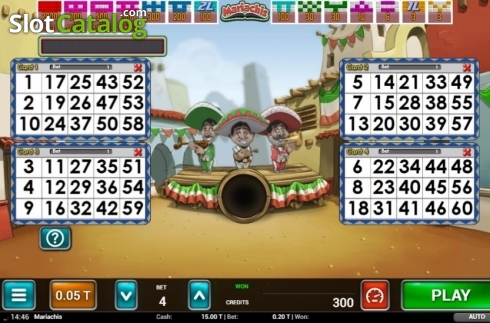 Скрин2. Mariachis Bingo слот