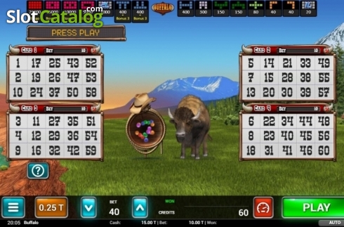 Скрин2. Buffalo Bingo слот