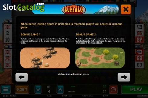 Скрин5. Buffalo Bingo слот
