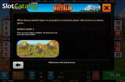 Скрин6. Buffalo Bingo слот