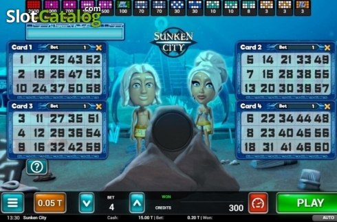 Скрин2. Sunken City Bingo слот