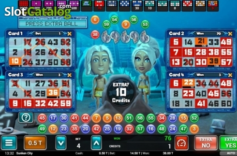Скрин3. Sunken City Bingo слот