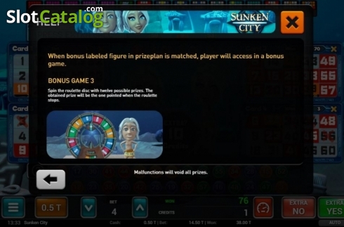 Скрин6. Sunken City Bingo слот