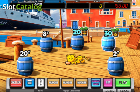 Скрин6. Popeye Cazatesoros слот