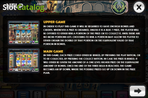 Скрин5. Roma (MGA Games) слот