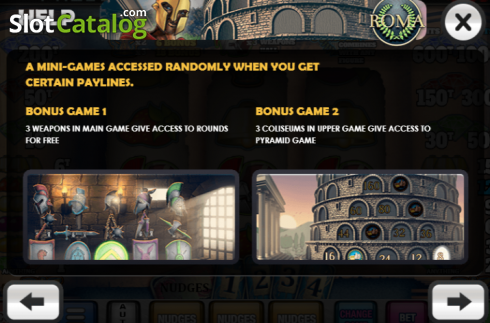 Скрин7. Roma (MGA Games) слот