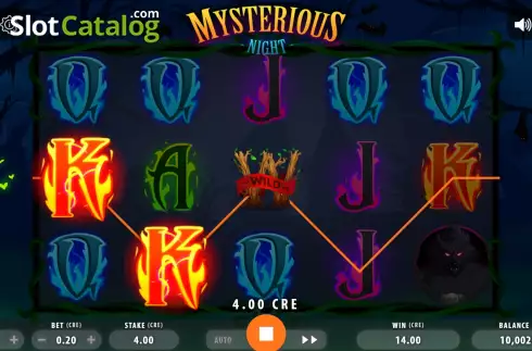 Скрин4. Mysterious Night слот