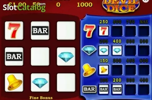 Скрин5. Devil Dice слот