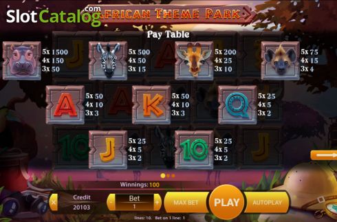 Скрин8. African Theme Park слот