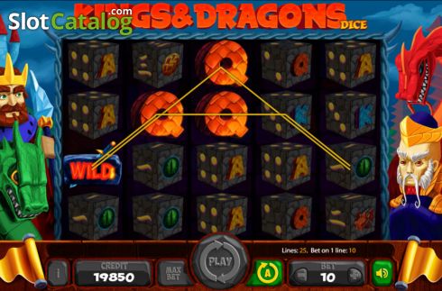 Скрин3. Kings and Dragons Dice слот