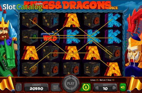 Скрин4. Kings and Dragons Dice слот
