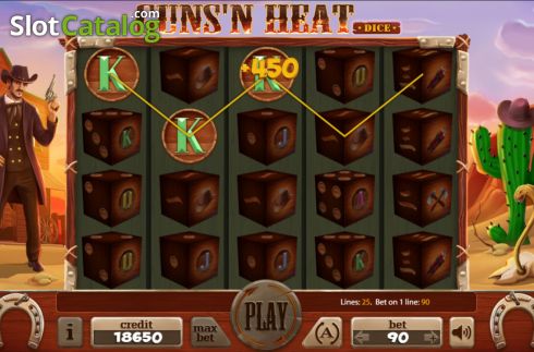 Скрин3. Guns'n Heat Dice слот