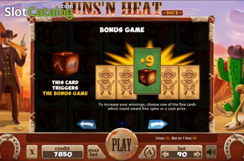 Скрин6. Guns'n Heat Dice слот