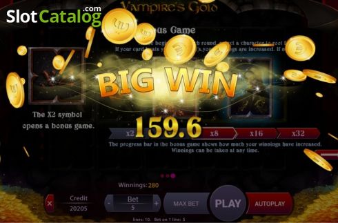 Скрин6. Vampires Gold слот