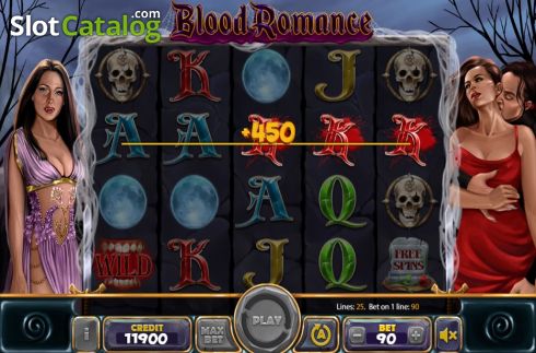 Скрин3. Blood Romance слот