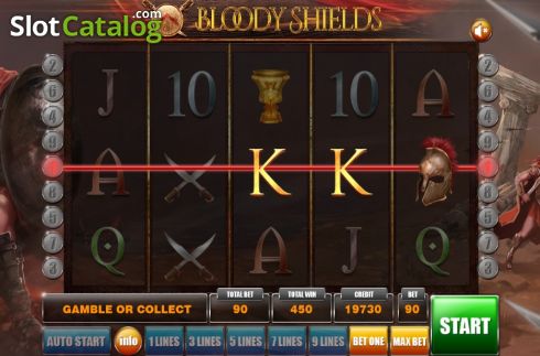 Скрин1. Bloody Shields слот
