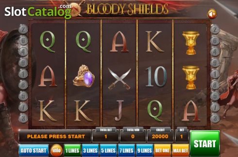 Скрин2. Bloody Shields слот