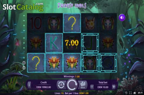 Скрин4. Forest Idols (Mancala Gaming) слот