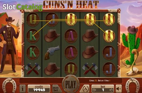 Скрин4. Guns n Heat слот