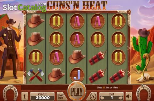 Скрин2. Guns n Heat слот