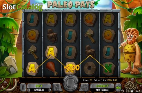 Скрин5. Paleo Pays слот