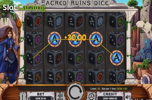 Скрин3. Sacred Ruins Dice слот