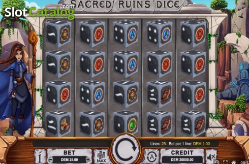 Скрин2. Sacred Ruins Dice слот