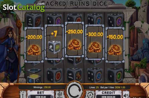 Скрин5. Sacred Ruins Dice слот