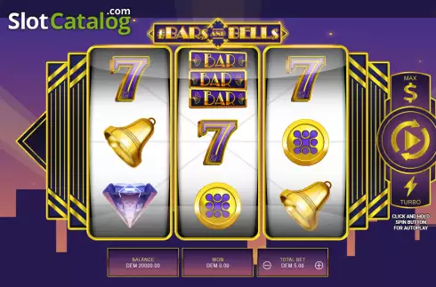 Скрин2. #Bars And Bells (Mancala Gaming) слот