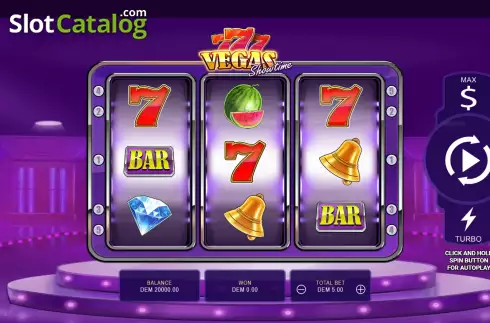 Скрин2. 777 Vegas Showtime слот